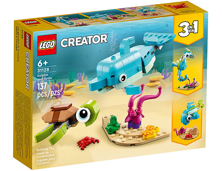 LEGO Creator Delfin und Schildkröte 31128