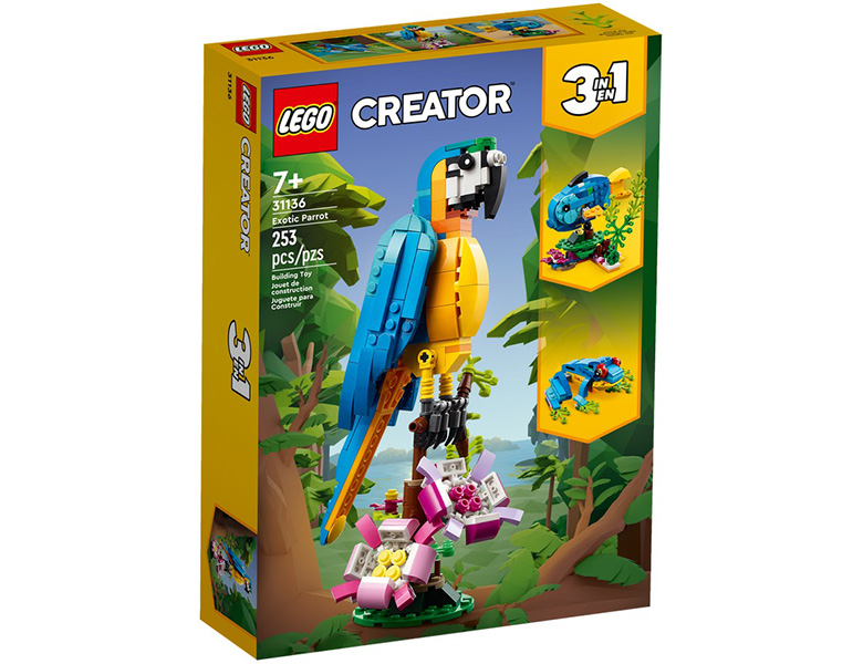 LEGO Creator Exotischer Papagei 31136