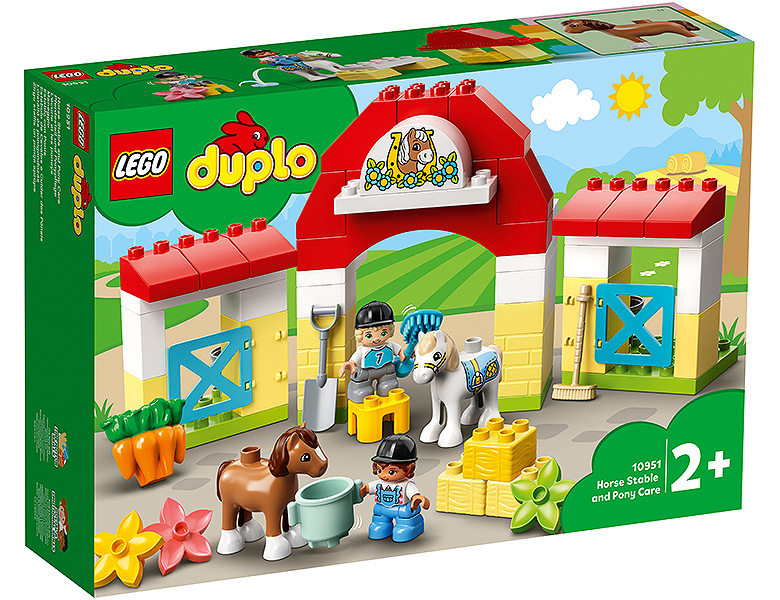LEGO DUPLO Bauernhof Pferdestall und Ponypflege 10951