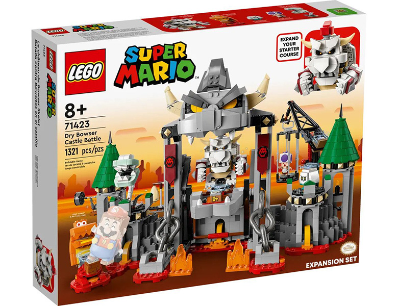 LEGO Super Mario Knochen-Bowsers Festungsschlacht Erweiterungsset 71423