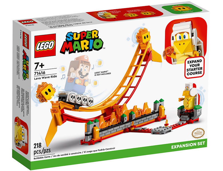LEGO Super Mario Lavawelle-Fahrgeschäft - Erweiterungsset 71416