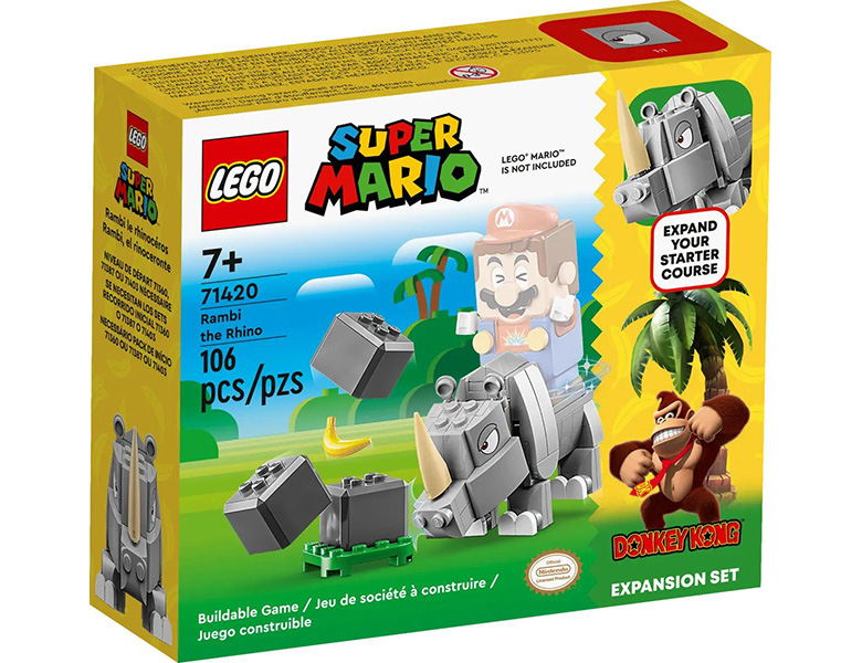 LEGO Super Mario Rambi das Rhino Erweiterungsset 71420
