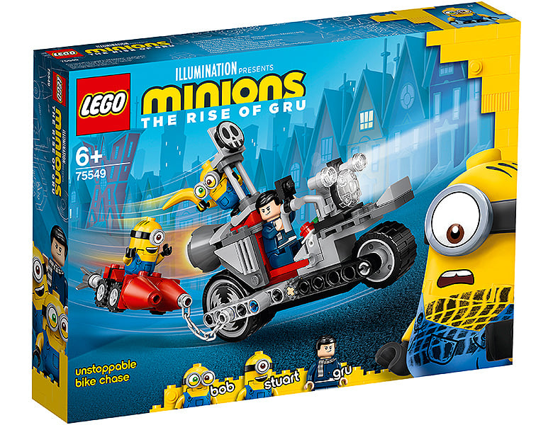 LEGO Minions Unaufhaltsame Motorrad-Jagd 75549