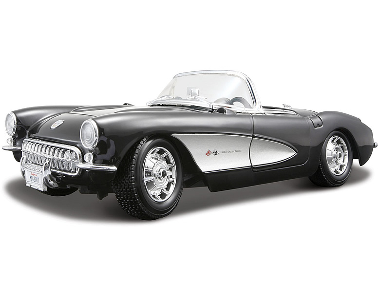 picture 1957 Black Chevy Corvette meinspielzeug ch