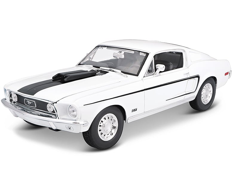 Maisto 1 18 Special Edition Ford Mustang Gt Cobra 1968 Weiss Die Cast Modelle