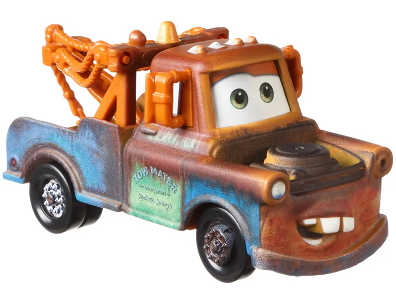 Mattel Disney Cars Mater with Tow Hook 1:55