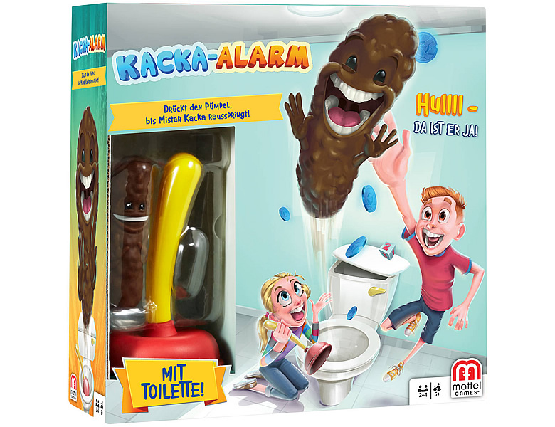 Mattel Games Kacka-Alarm - Italiano