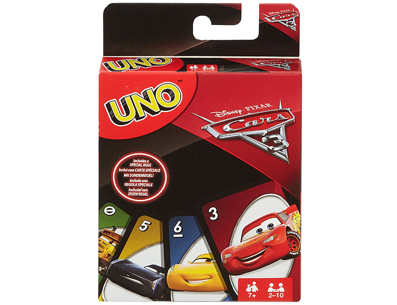 Mattel Games UNO Disney Cars 3 | Kartenspiele