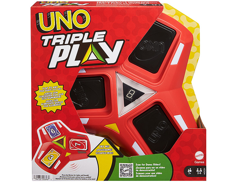 Mattel Games UNO Triple Play Kartenspiele