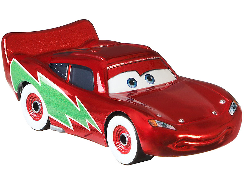 Mattel Disney Cars Holiday Hotshot Lightning McQueen 1:55