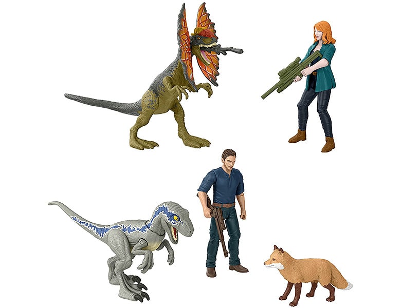 Mattel Jurassic World Human & Dino Pack