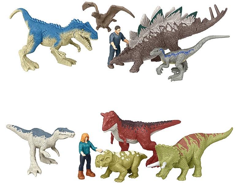 Mattel Jurassic World Minis Multipack - Dinosaurier