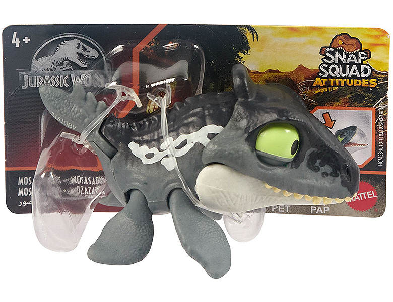 Mattel Jurassic World Schnapp-Dino Attitudes Mosasaurus | Dinosaurier