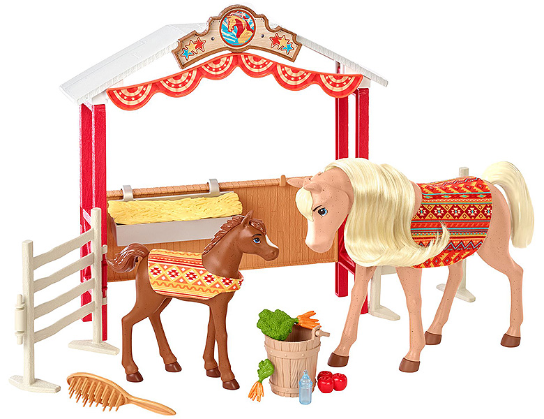Playmobil 9478 Pferdebox "Lucky & Spirit" Pferdestall Koppel Pferd Spielzeug 