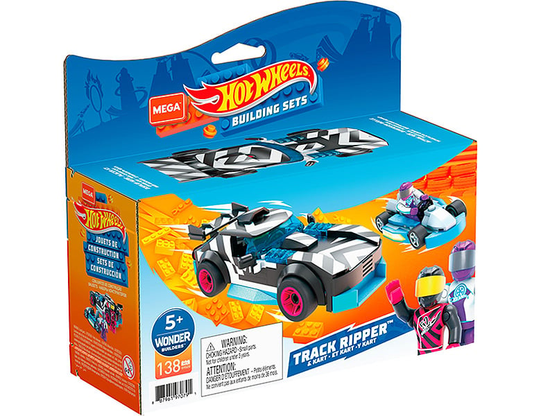 Mega Construx Hot Wheels Track Ripper & Kart 138Teile