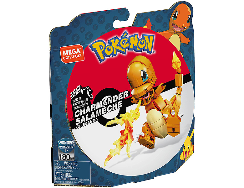 Mega Construx Pokémon Medium Glumanda 180Teile