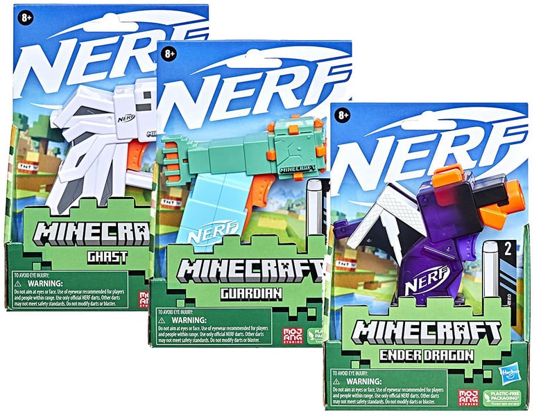 NERF MicroShots Minecraft Sortiment | Blaster