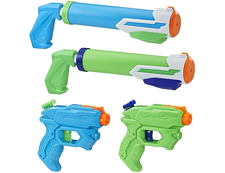 NERF Super Soaker 4er Party Pack