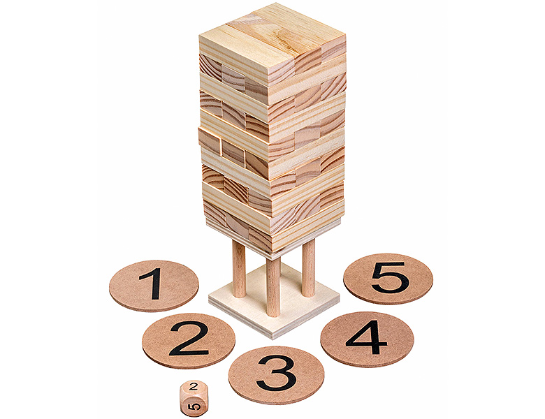 PHILOS GIOCO DELLA TORRE OSCILLANTE IN BAMBÚ 3260 | GIOCHI DI CLEM