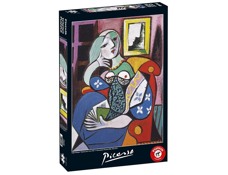 Piatnik Puzzle Picasso Lady with book 1000Teile Puzzle 1000 Teile