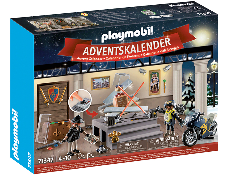 PLAYMOBIL Adventskalender Polizei Museumsdiebstahl 71347