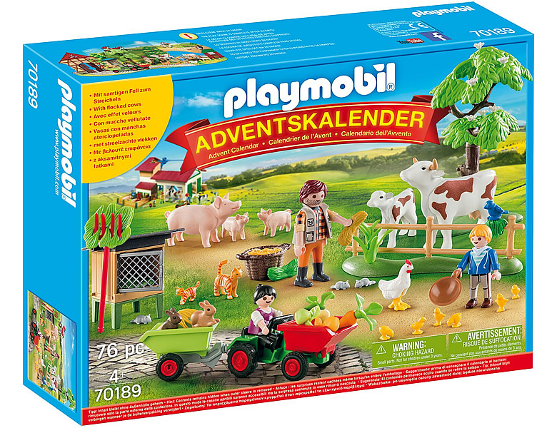 PLAYMOBIL Country Adventskalender Auf dem Bauernhof 70189