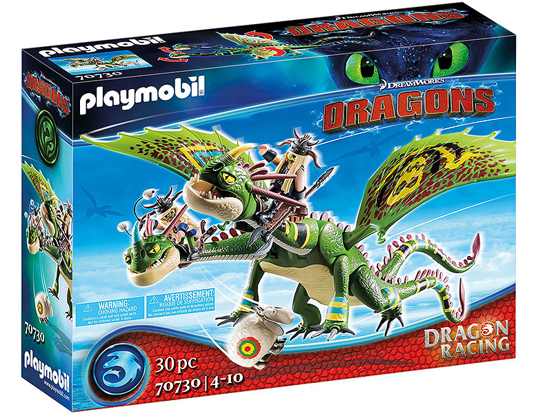 PLAYMOBIL Dragons Dragon Racing: Raffnuss und Taffnuss mit Kotz und ...
