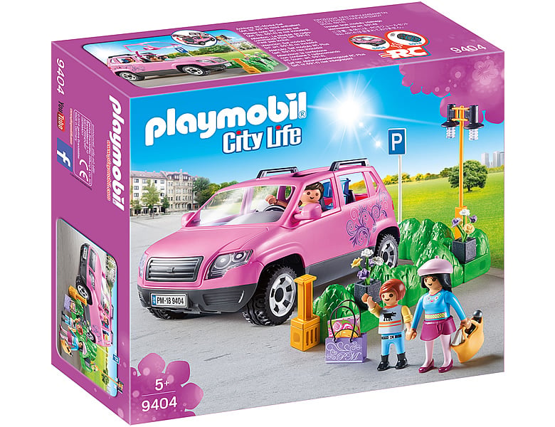 PLAYMOBIL City Life Familien-PKW mit Parkbucht 9404
