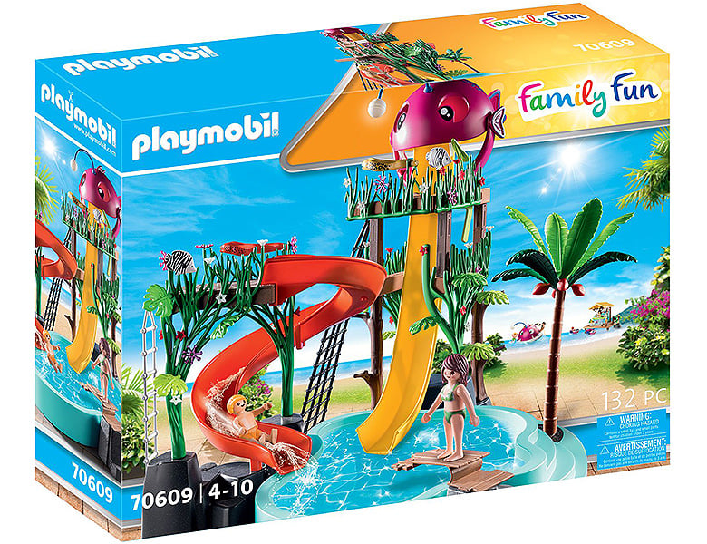 PLAYMOBIL 70610 Family Fun Spaßbecken mit Wasserspritze 