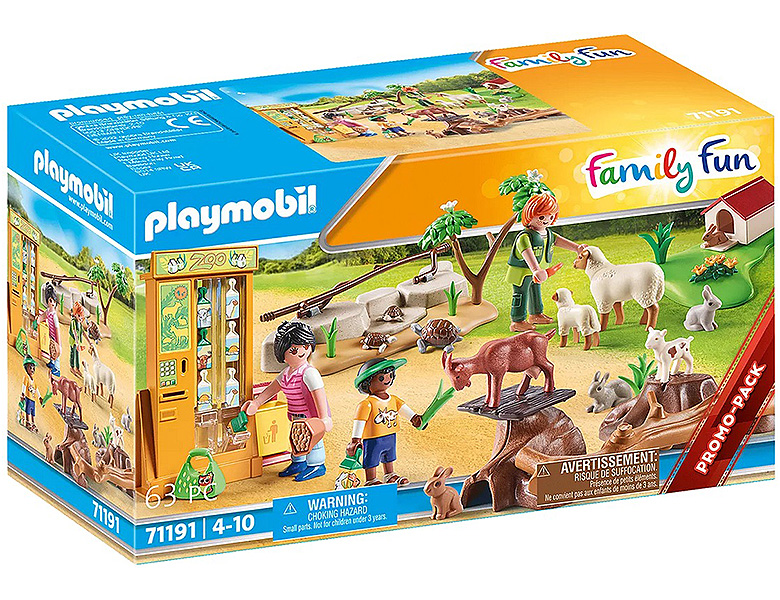 PLAYMOBIL FamilyFun Erlebnis-Streichelzoo 71191