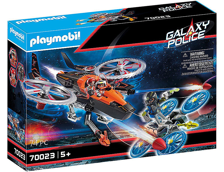 PLAYMOBIL Galaxy Police Galaxy Pirates-Heli 70023