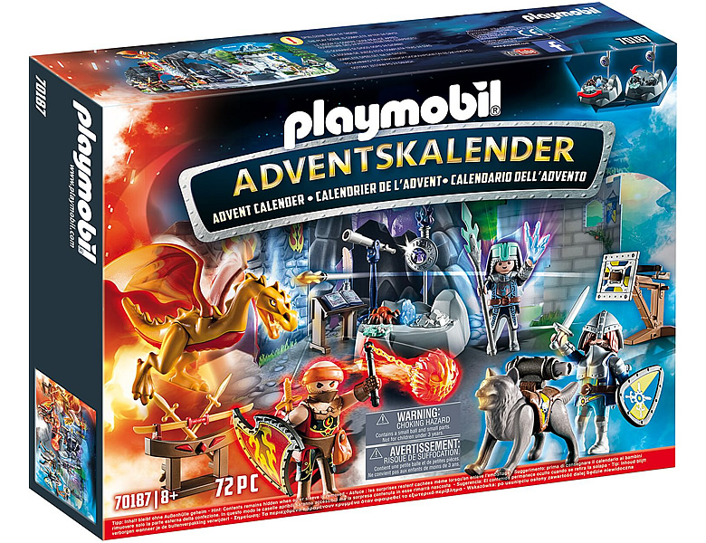 PLAYMOBIL Novelmore Adventskalender Kampf um den magischen Stein 70187