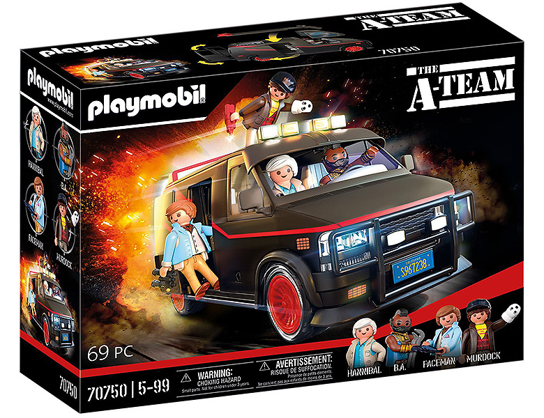 PLAYMOBIL Movie Cars The ATeam Van 70750 Spielzeugauto