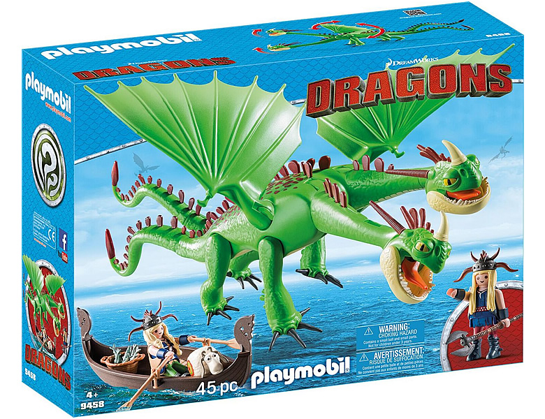 PLAYMOBIL Dragons Raffnuss und Taffnuss mit Kotz und W�rg 9458