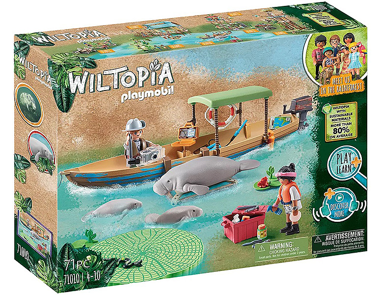 PLAYMOBIL Wiltopia Bootsausflug zu den Seekhen 71010