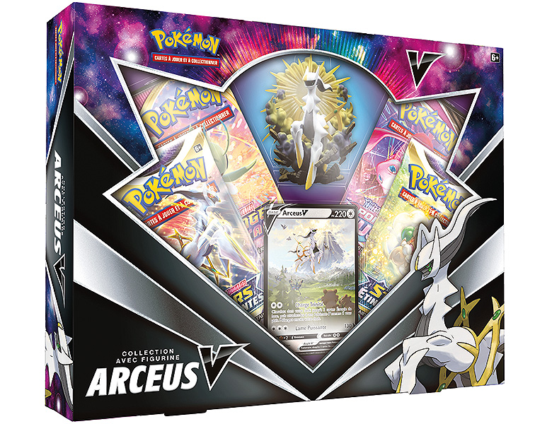 Pokmon pe et Bouclier Arceus V Figure Box FR