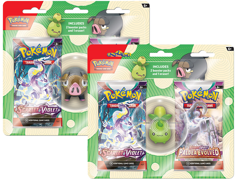 Pok�mon TCG Scarlet & Violet Back to School Eraser Blister - English