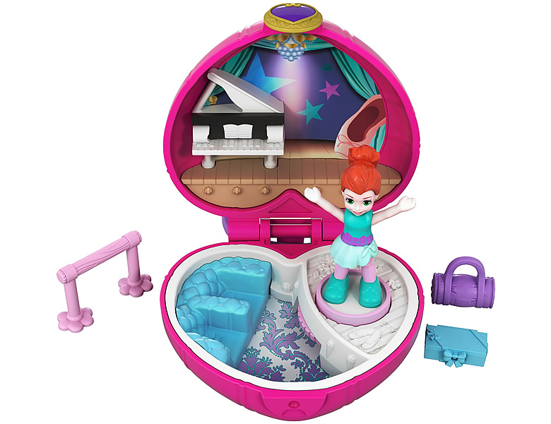 Polly Pocket Mini Schatullen Lilas Ballettauffuhrung Spielesets