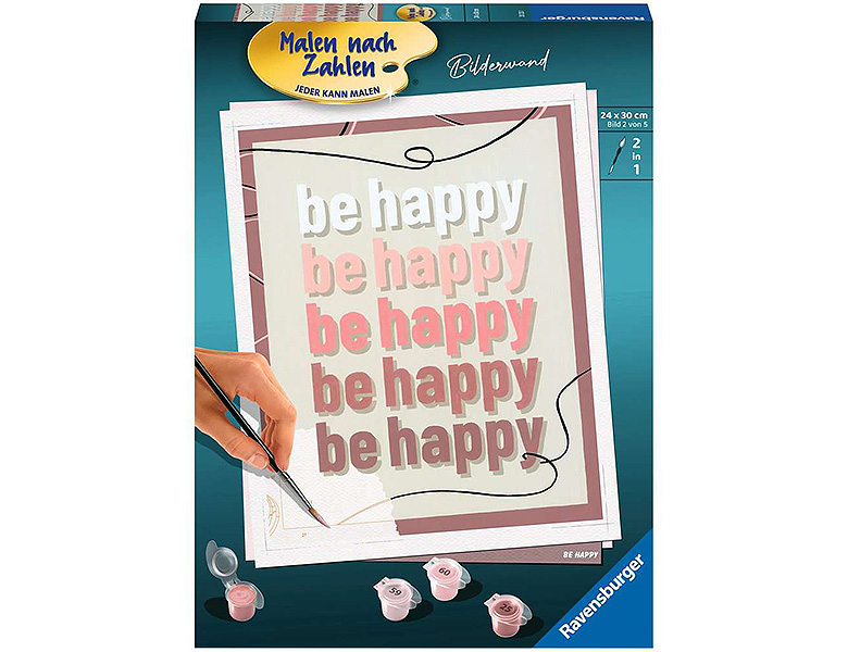 Ravensburger Malen nach Zahlen Be Happy