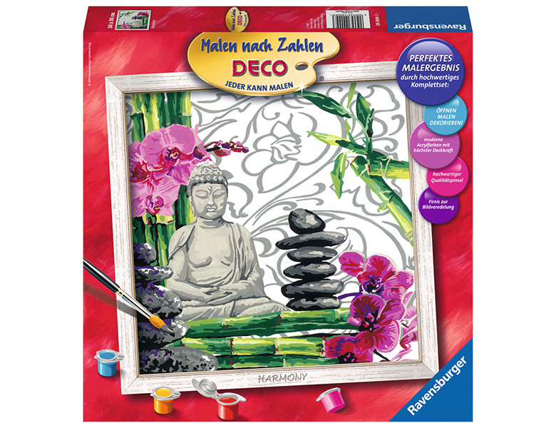 30 x 30 cm Harmony Malen nach Zahlen Ravensburger 29009