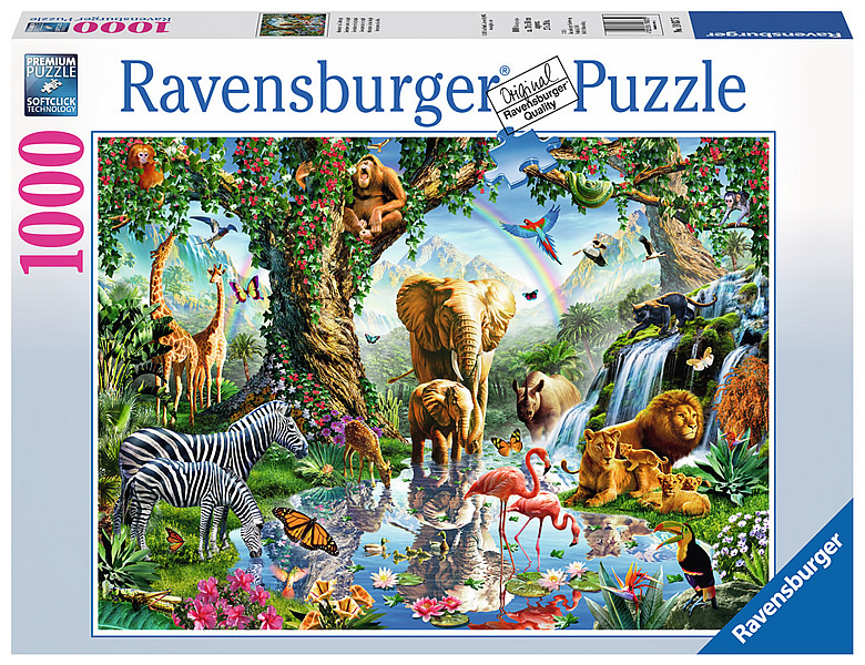 Ravensburger Puzzle Abenteuer im Dschungel 1000Teile | Puzzle 1000 Teile