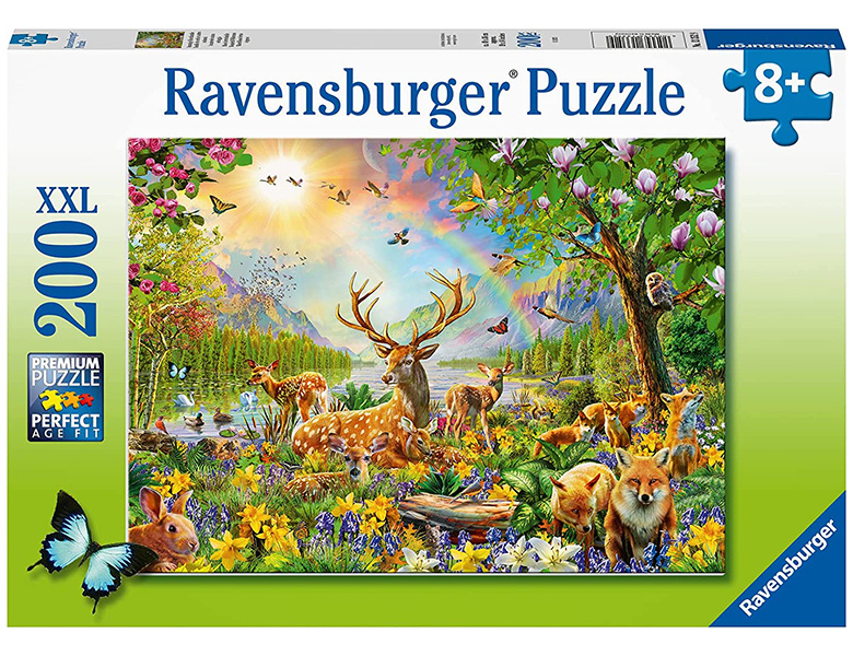 Anmutige Puzzles 200XXL XXL-Teile Puzzle Hirschfamilie | Ravensburger
