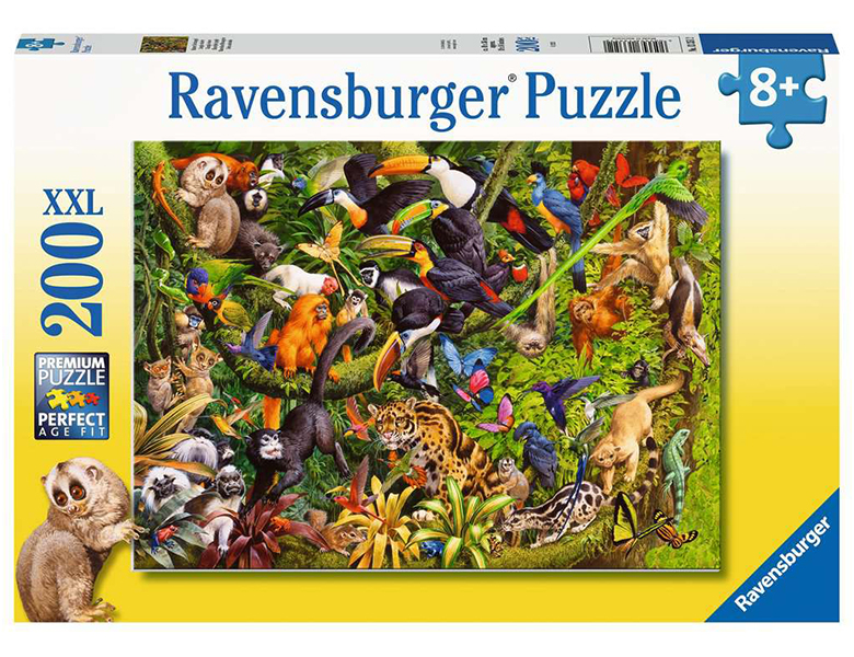 Ravensburger Puzzle Bunter Dschungel 200XXL | Puzzles XXL-Teile