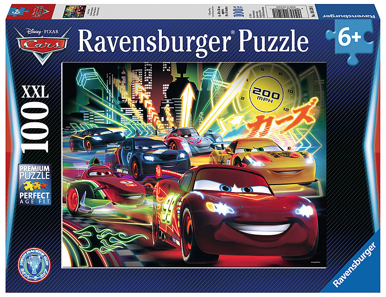 Ravensburger Puzzle Disney Cars Neon 100XXL Puzzles XXLTeile