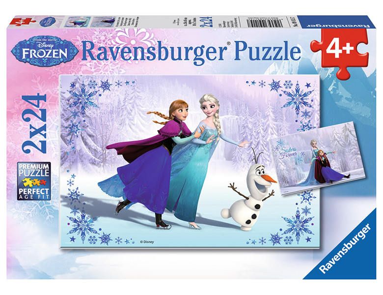 Ravensburger Puzzle Disney Frozen Disney Eiskönigin 2x24 Mehrfach Puzzle