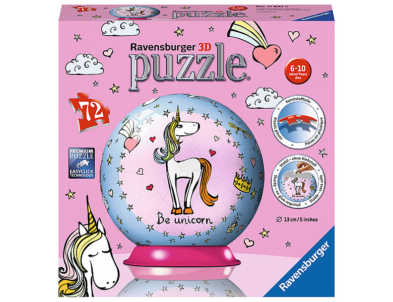 Ravensburger Puzzleball Einhorn 72Teile