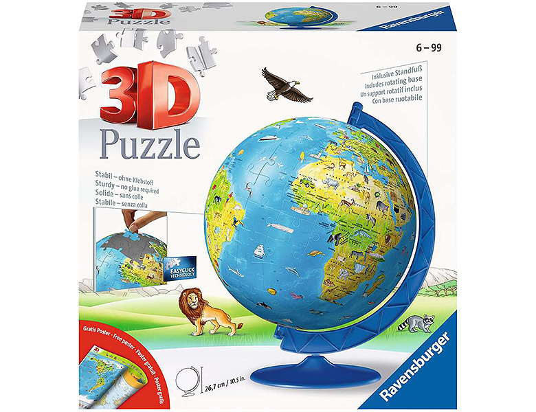 Ravensburger Puzzle Kindererde Deutsch 180Teile