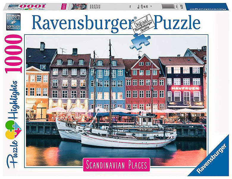 Ravensburger Puzzle Scandinavian Places Kopenhagen, Dänemark 1000Teile
