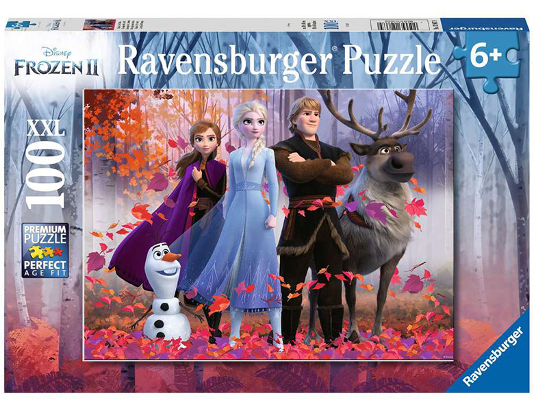 Ravensburger Puzzle Disney Frozen Magie des Waldes 100XXL | Puzzles XXL- Teile
