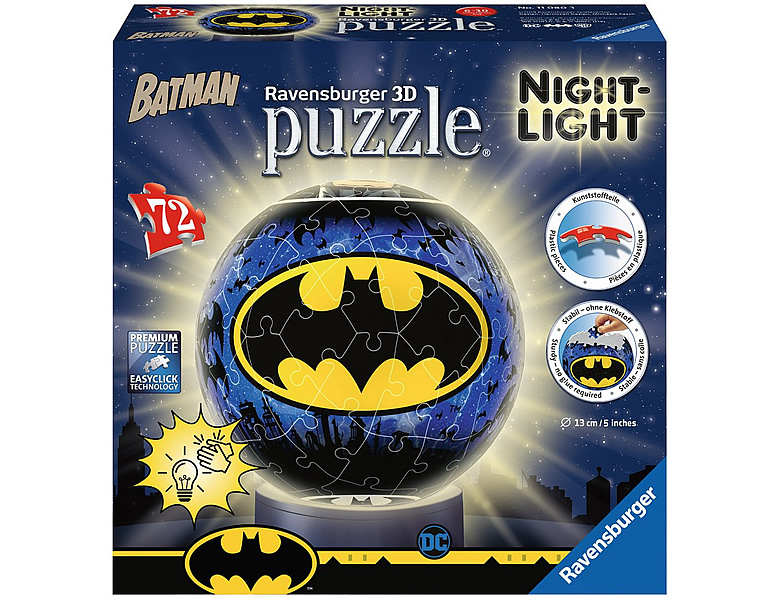 Ravensburger Puzzleball Nachtlicht Batman 72Teile